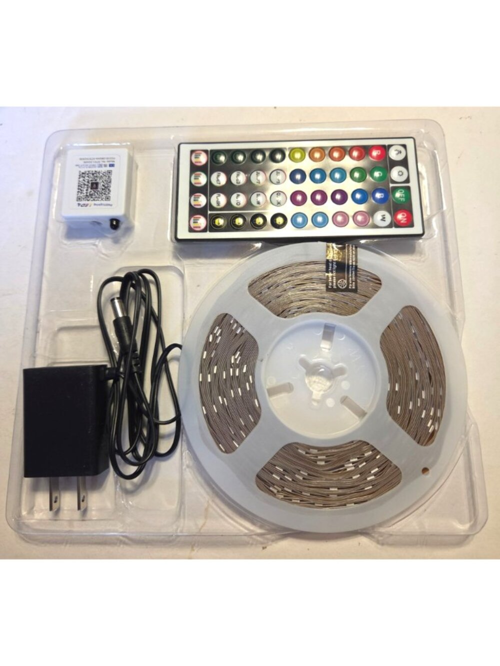KSIPZE 100ft RGB LED Strip Lights Music Sync Remote Smart App Control Flexible - Picture 7 of 9